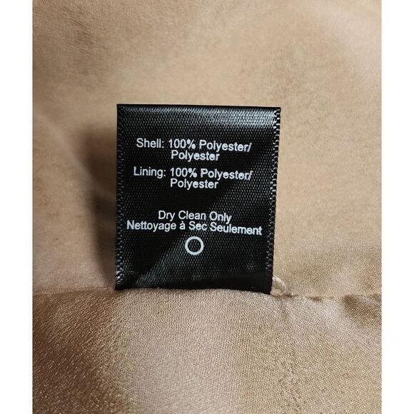 Dress The Population Magenta Pink Gold Lace Low Back Dress Size XL - Picture 6 of 6